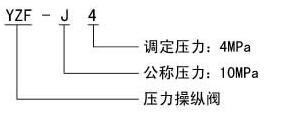 YZF-J4型压力操纵阀