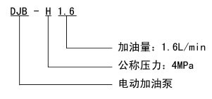 DJB-H1.6型电动加油泵